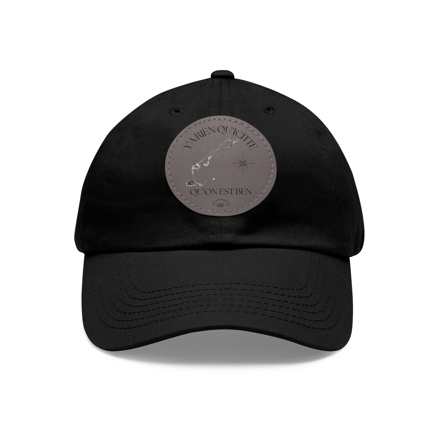 Adventure Dad Hat with Leather Patch - Perfect for Outdoor Enthusiasts - Crée_ation Nature DC