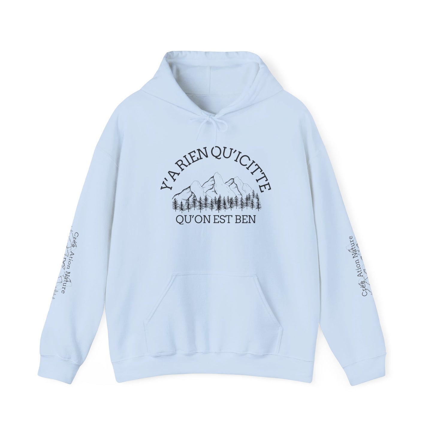 Sweats a capuche Cozy Unisex Hooded Sweatshirt with Nature-Inspired Design-Cree_ation Nature DC