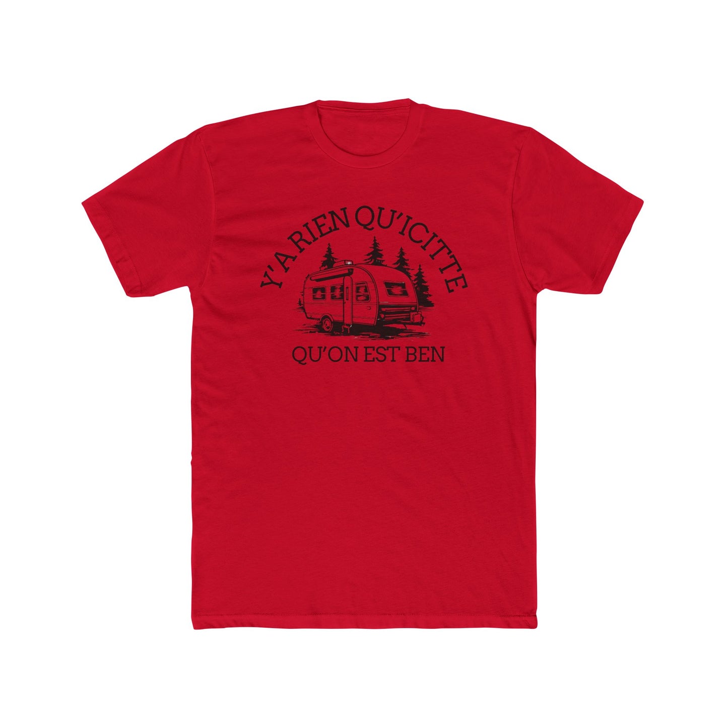 Unisex Cotton Crew Tee - Vintage RV Adventure T-Shirt -Crée_ation Nature DC