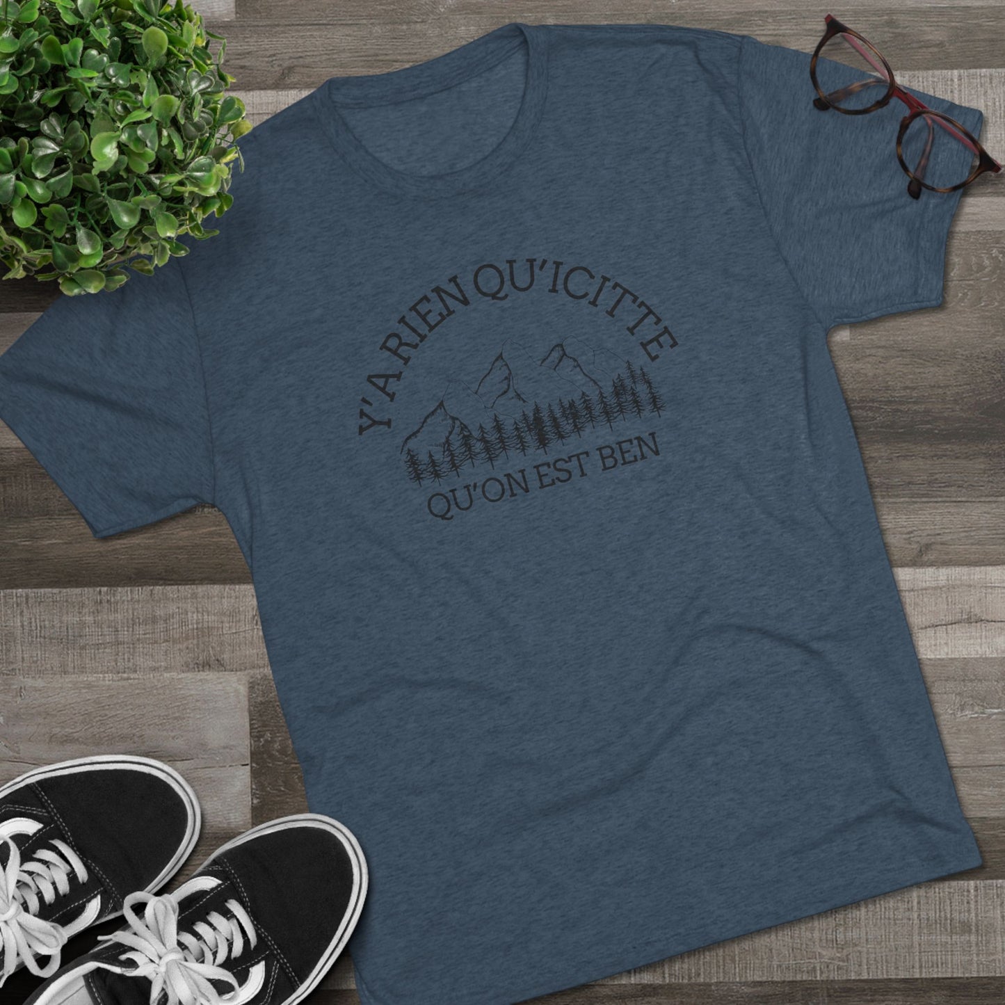 Unisex Tri-Blend Crew Tee - Nature Quote Graphic T-Shirt for Outdoor Enthusiasts - Crée_ation Nature DC