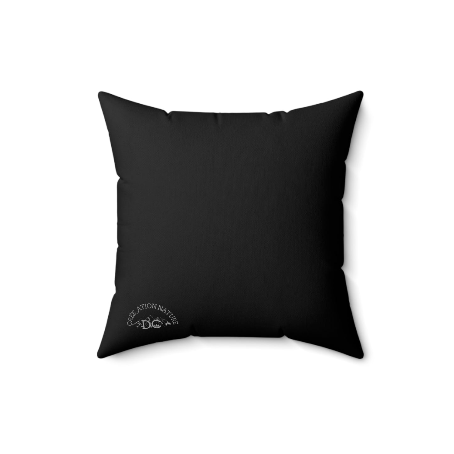 Outdoor Adventure Pillow - 'Y'a Rien Qu'icitte Qu'on Est Ben' Design- cousin pour tente-Crée_ation Nature DC