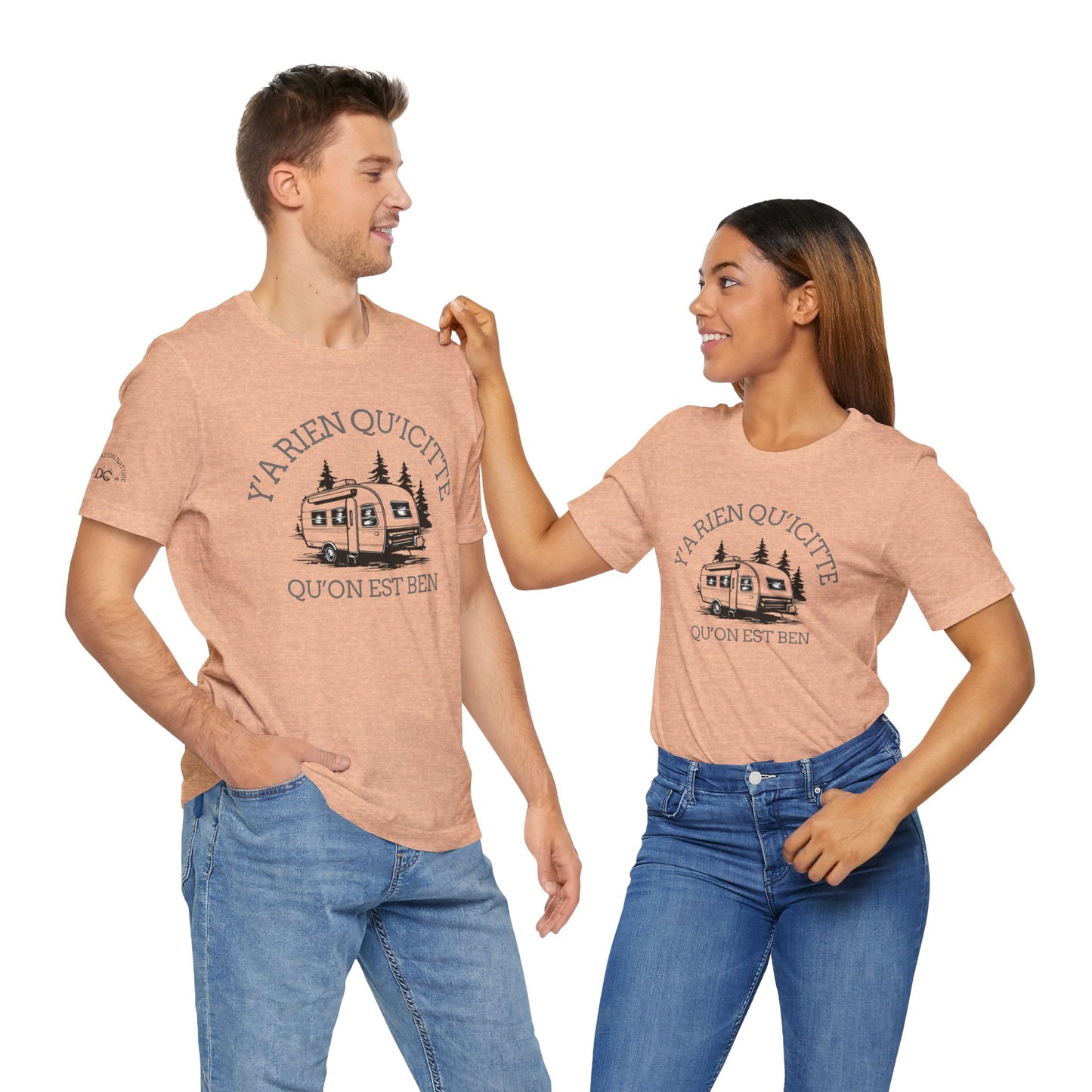 Bohemian RV Adventure Tee - Y'A Rien Qu'citte Qu'on Est Ben - Crée_ation Nature DC