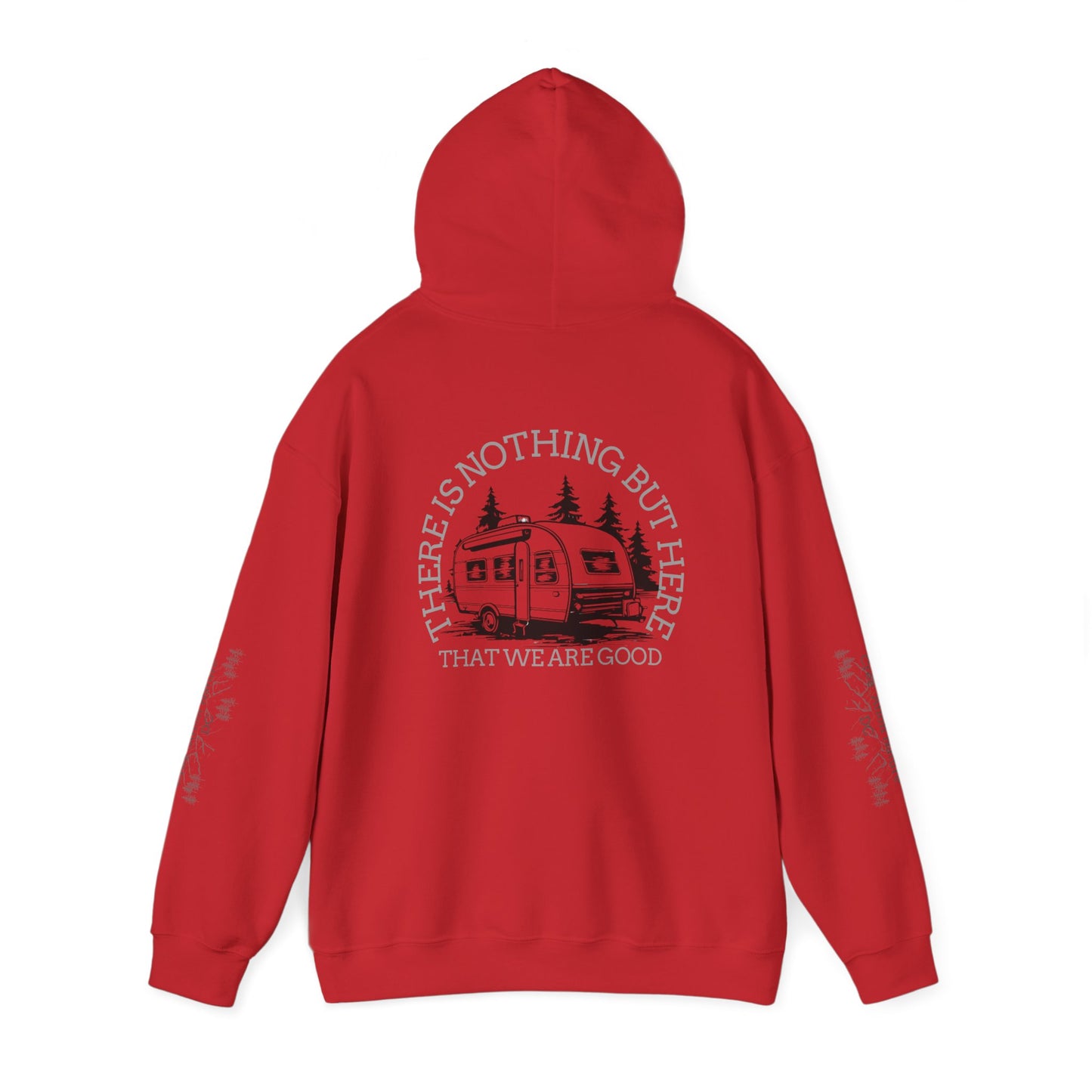 Inspirational Camping Hoodie - Unisex Heavy Blend™ Sweatshirt with Nature Design