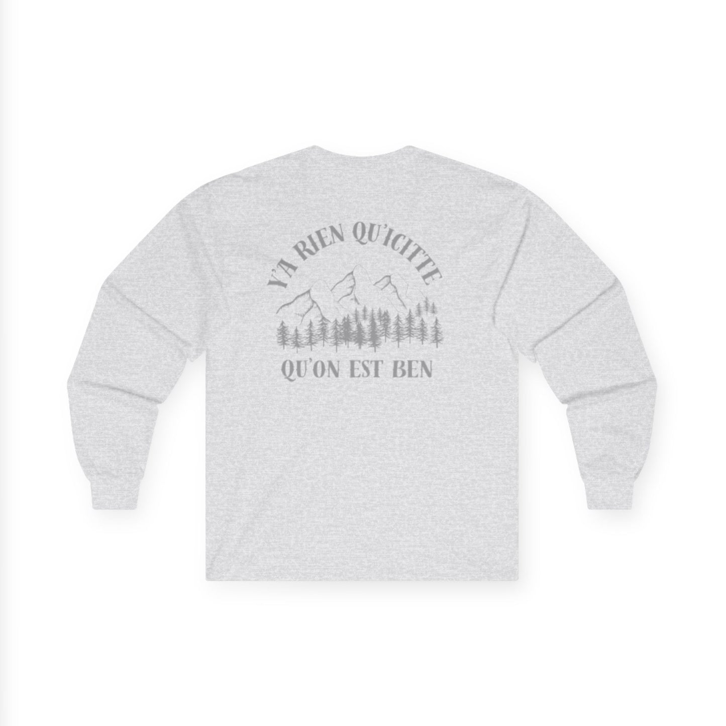 Inspirational Nature Long Sleeve Tee - Unisex Ultra Cotton Shirt for Outdoor Lovers