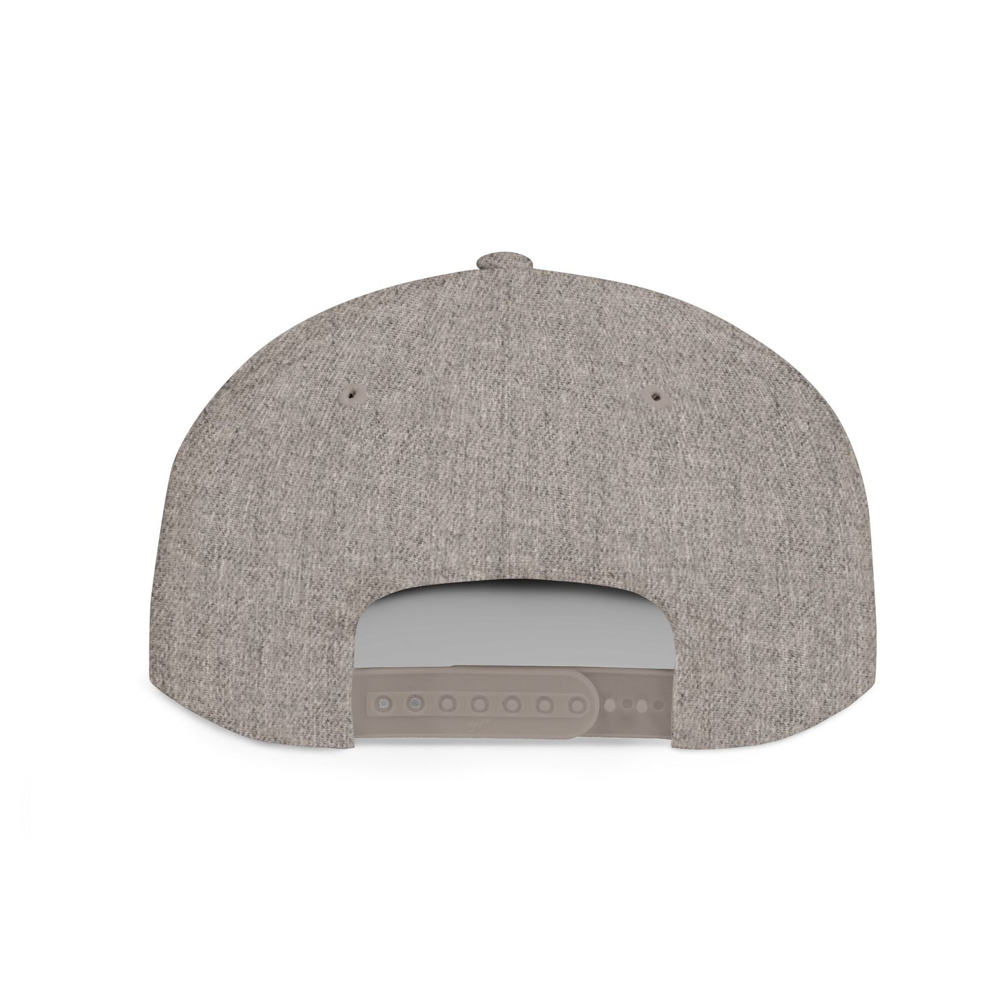 Inspirational Quote Flat Bill Snapback Hat - 'Ya Rien Qu'citte Qu'on Est Ben' -Crée_ation Nature DC