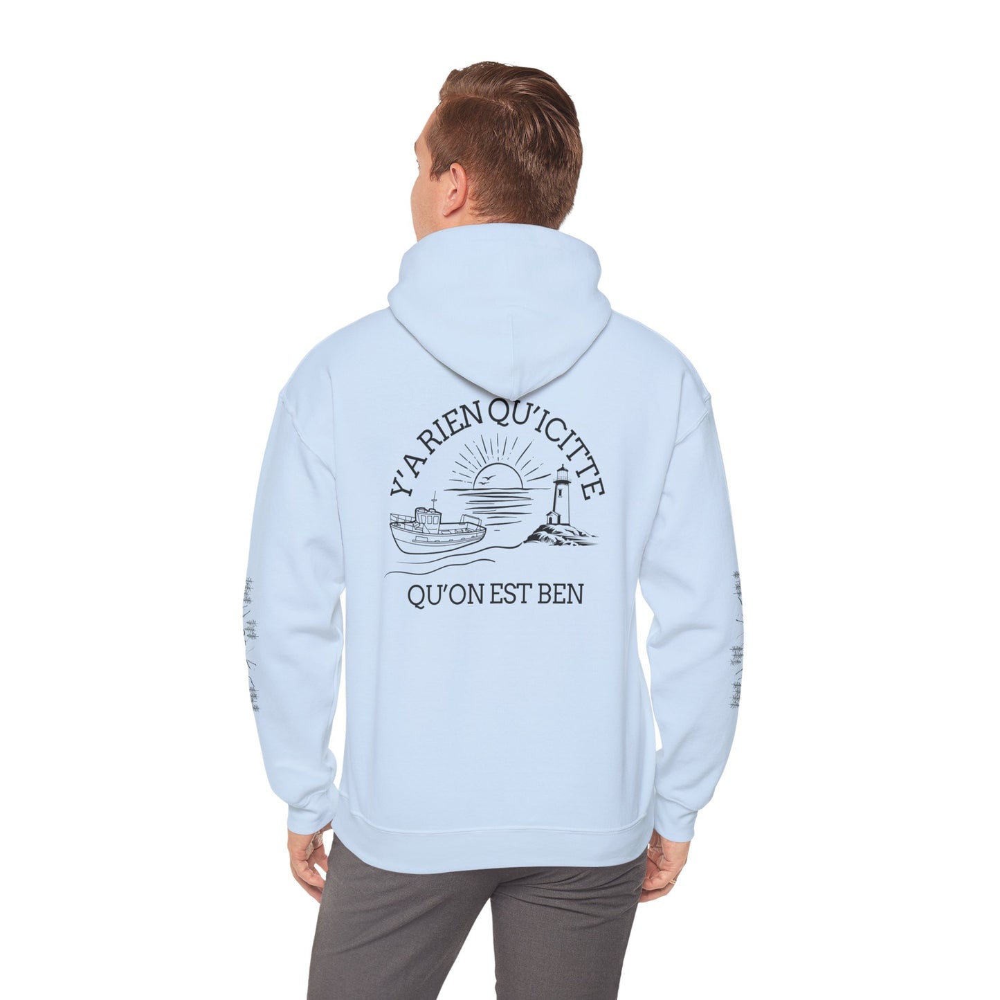 sweats a capuche Unisex Heavy Blend™ Hooded Sweatshirt - Coastal Vibes Graphic - Crée_ation Nature DC