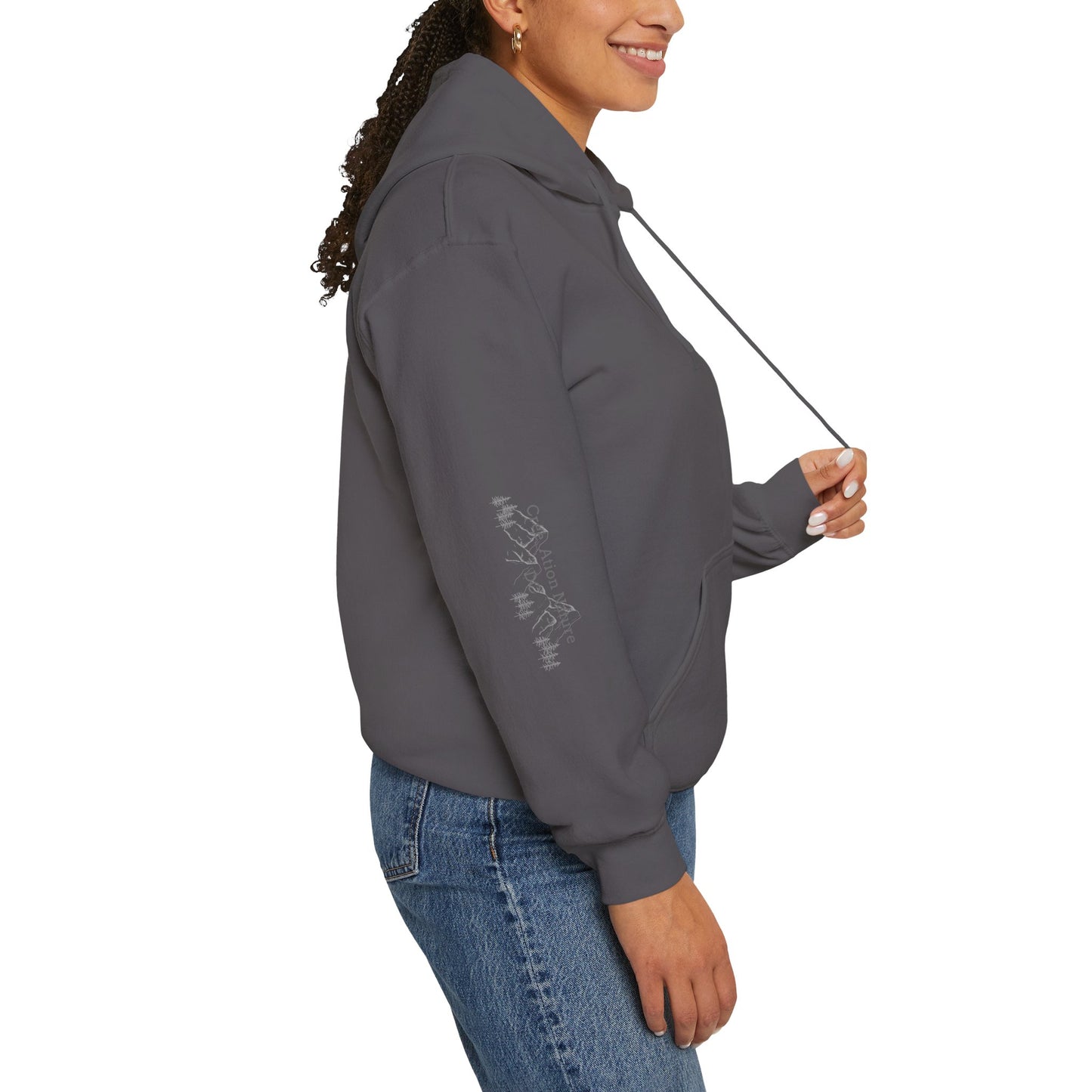 Sweats à capuche Unisex Heavy Blend™ Hooded Sweatshirt - Cozy Adventure Vibes with Motivational Quote-Crée_ation Nature DC
