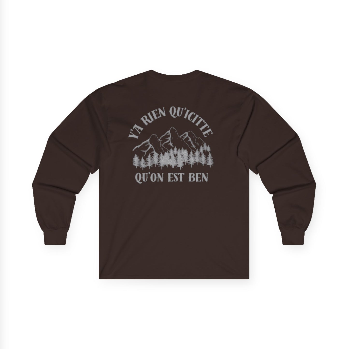 Inspirational Nature Long Sleeve Tee - Unisex Ultra Cotton Shirt for Outdoor Lovers