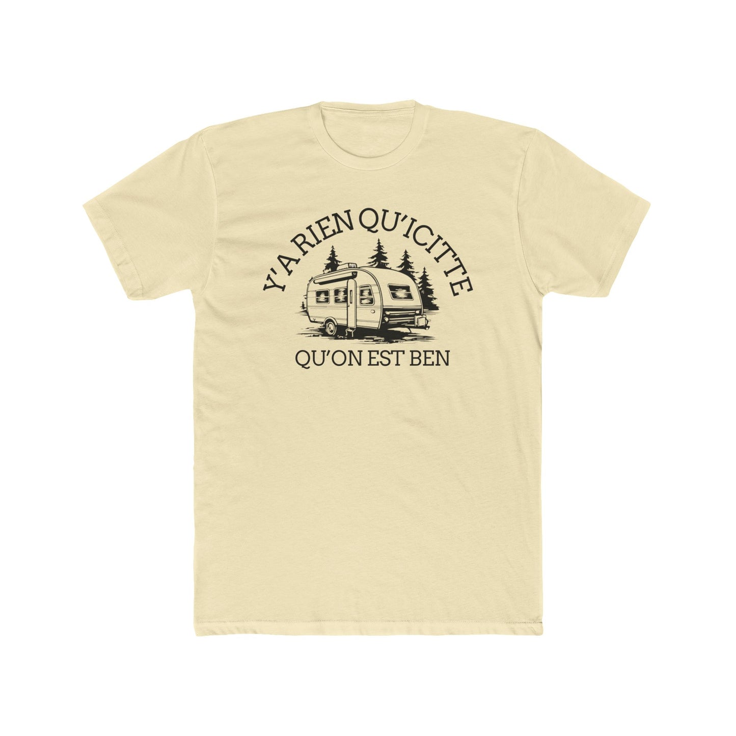 Unisex Cotton Crew Tee - Vintage RV Adventure T-Shirt -Crée_ation Nature DC