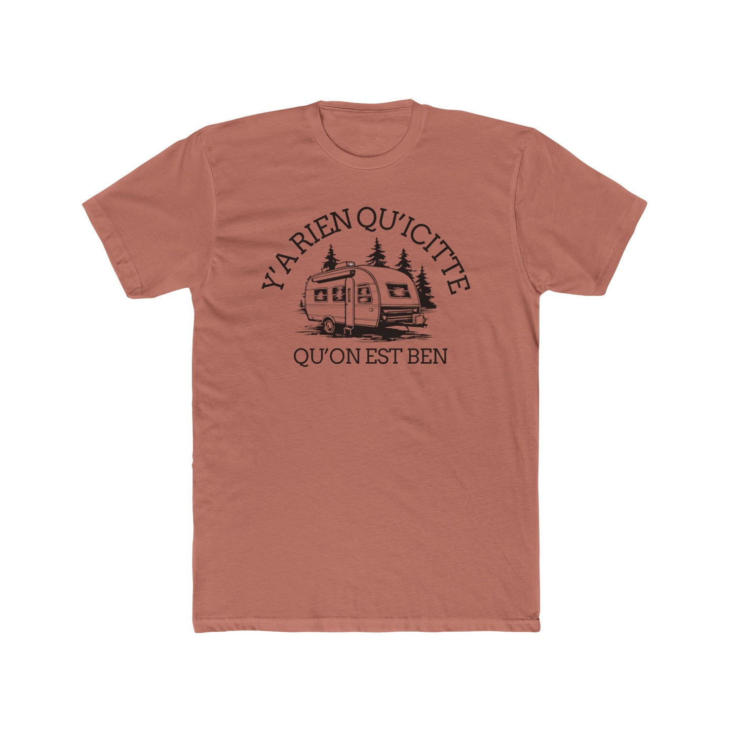Unisex Cotton Crew Tee - Vintage RV Adventure T-Shirt -Crée_ation Nature DC