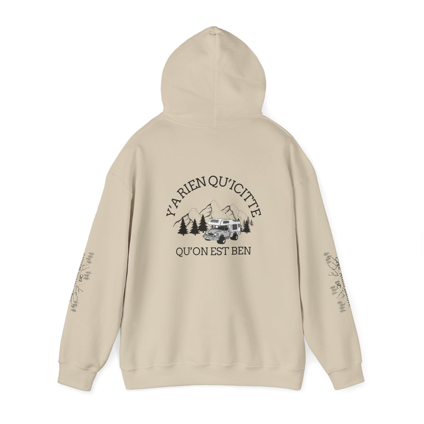 Sweats a capuche Unisex Heavy Blend™ Hooded Sweatshirt - Cozy Adventure Vibes - Perfect for Outdoor Lovers-Crée_ation Nature DC