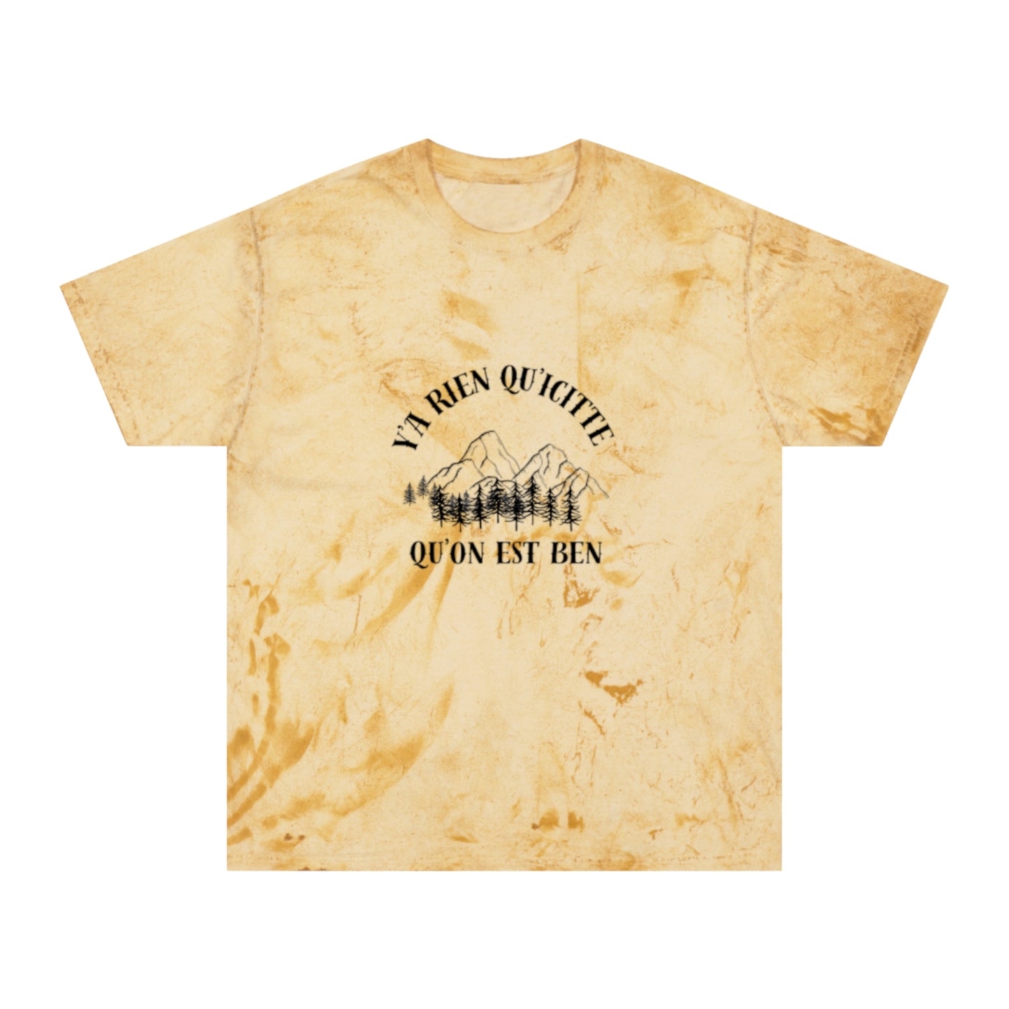 Unisex Color Blast T-Shirt - Nature-Inspired Design for Outdoor Lovers