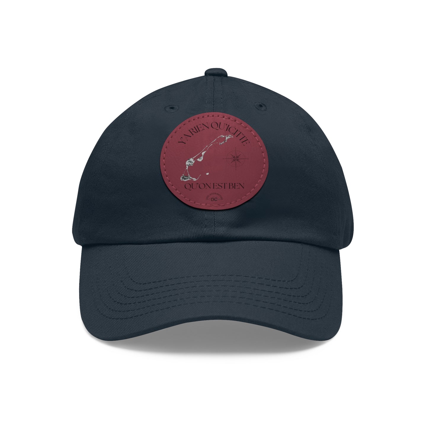 Adventure Dad Hat with Leather Patch - Perfect for Outdoor Enthusiasts - Crée_ation Nature DC