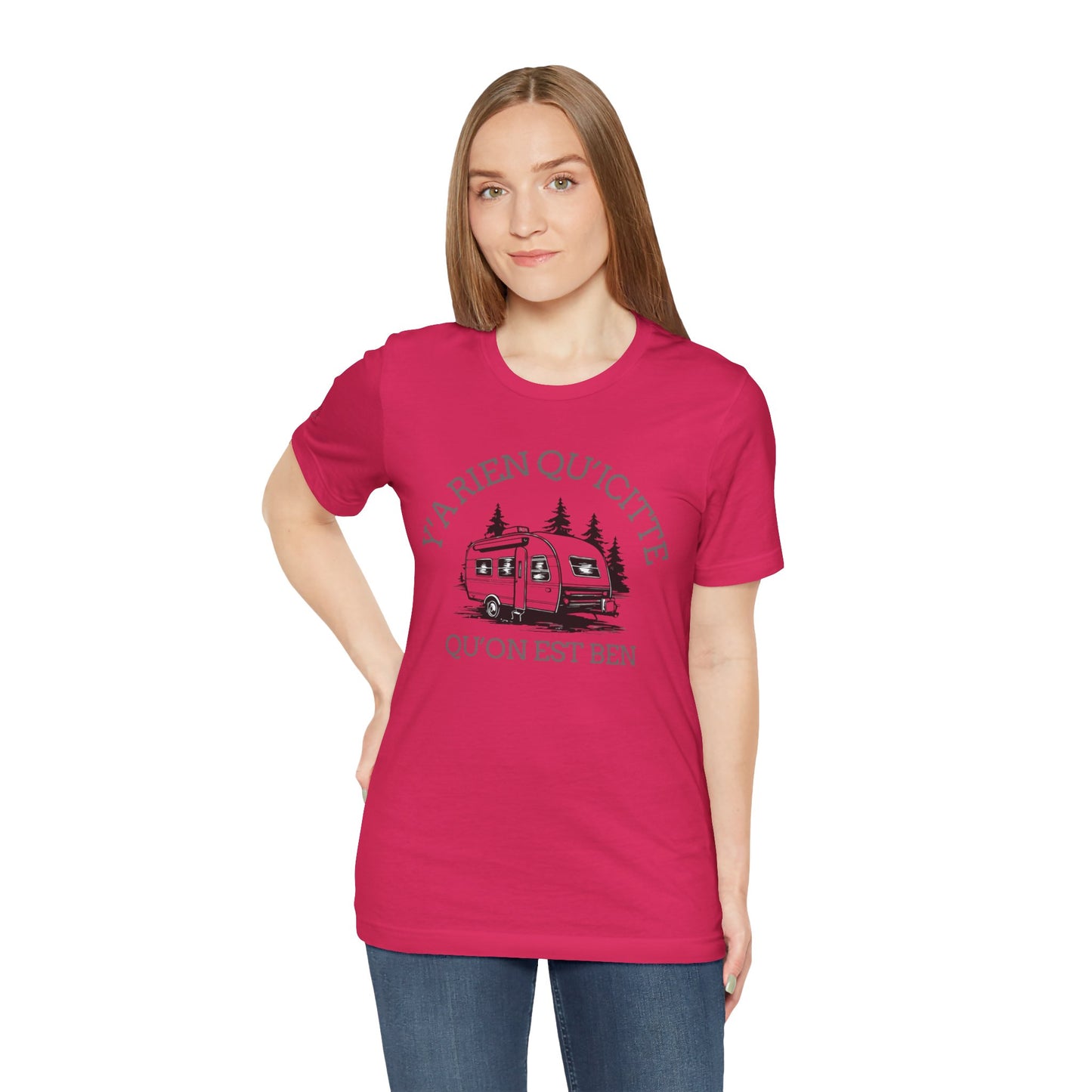 Bohemian RV Adventure Tee - Y'A Rien Qu'citte Qu'on Est Ben - Crée_ation Nature DC