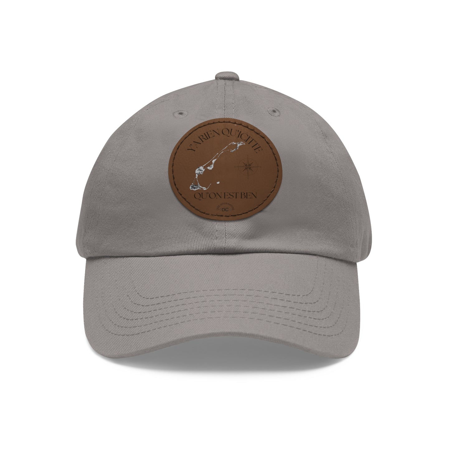 Adventure Dad Hat with Leather Patch - Perfect for Outdoor Enthusiasts - Crée_ation Nature DC