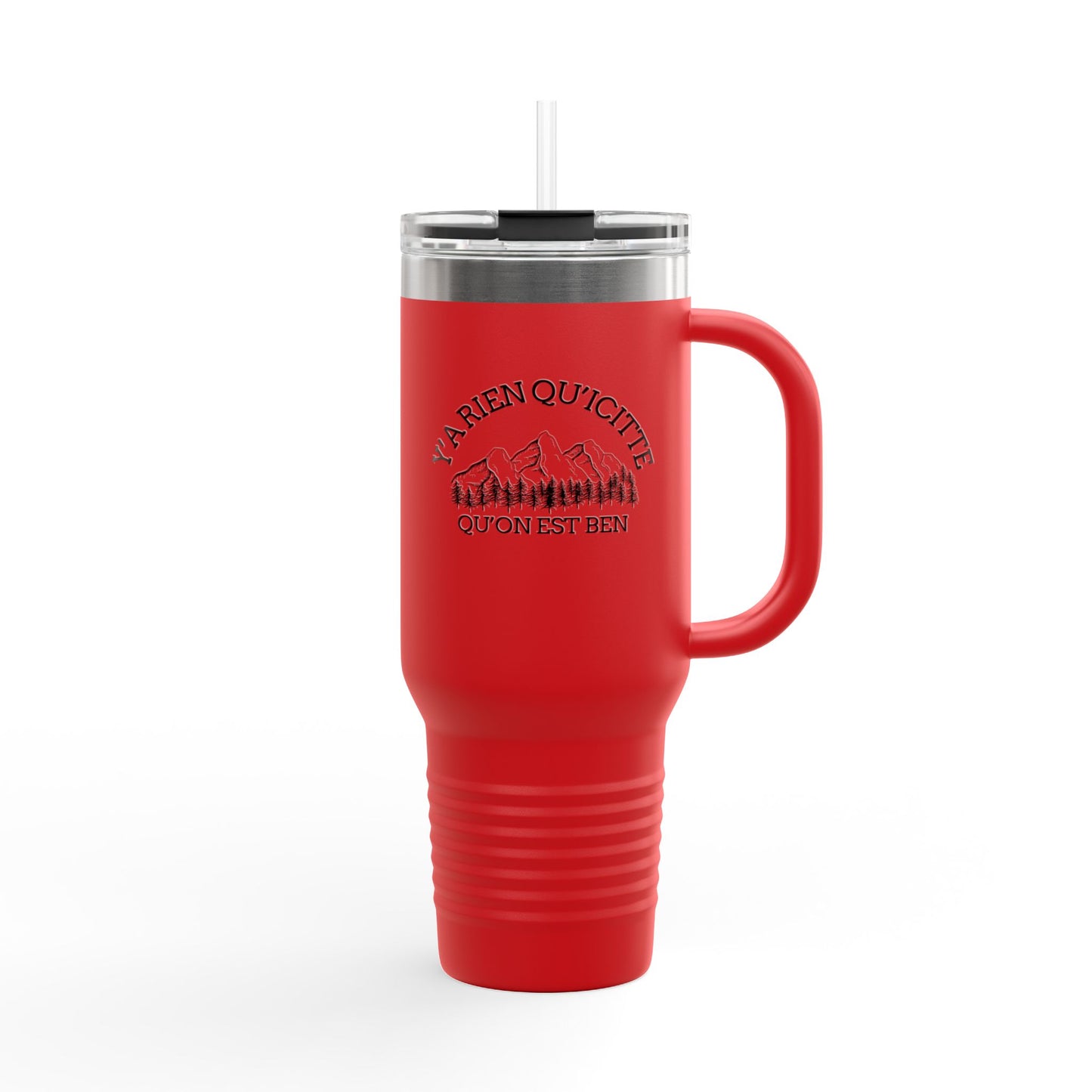 40oz Insulated Travel Mug with Bear Paw Design - Perfect for Camping and Outdoor Adventures Crée_ation Nature DC