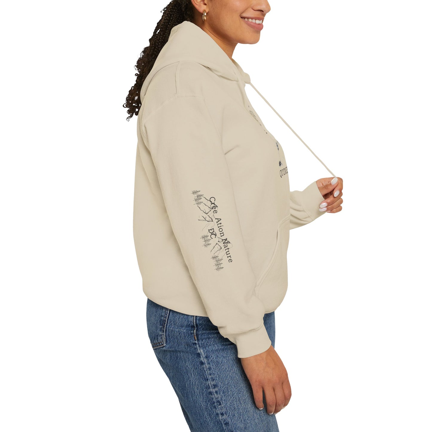 sweats a capuche -Inspirational Quote Unisex Hoodie - Cozy Heavy Blend Sweatshirt - Crée_ation Nature DC