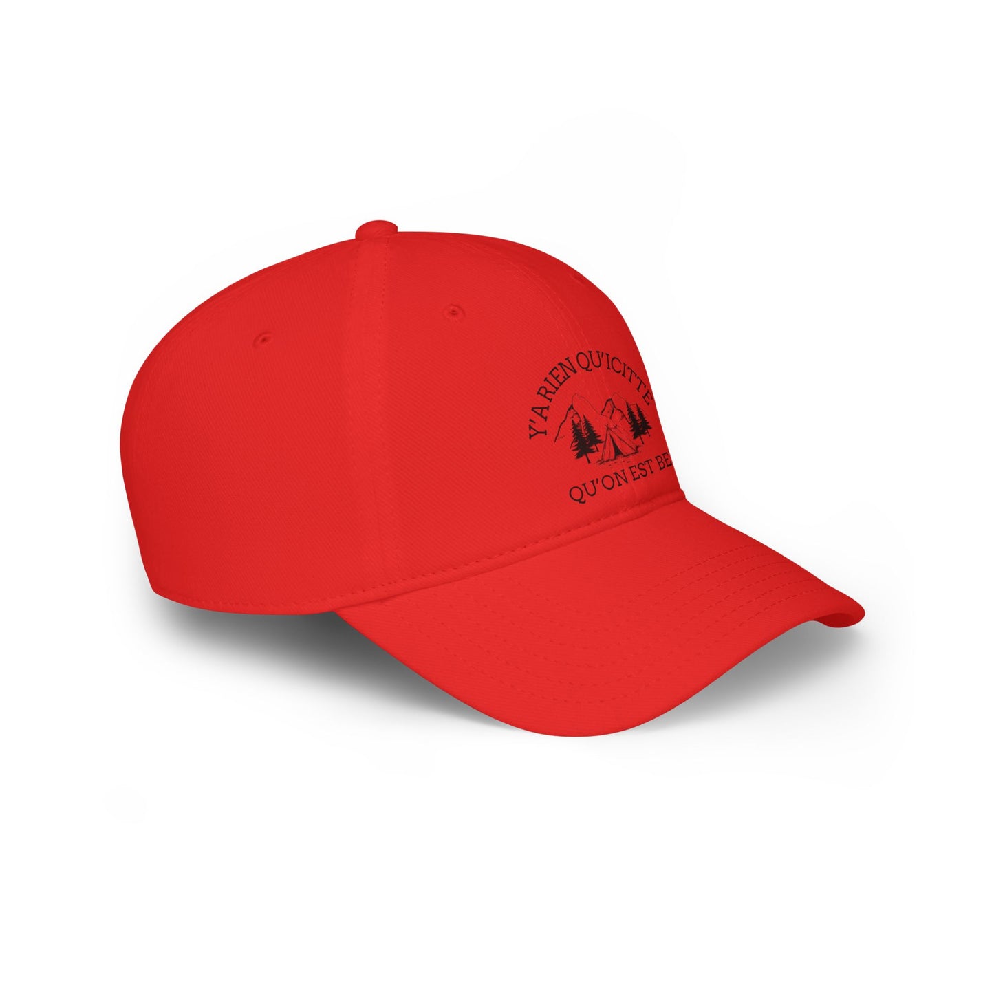 Adventure-Ready Low Profile Baseball Cap with Inspirational Quote-Crée_ation Nature DC