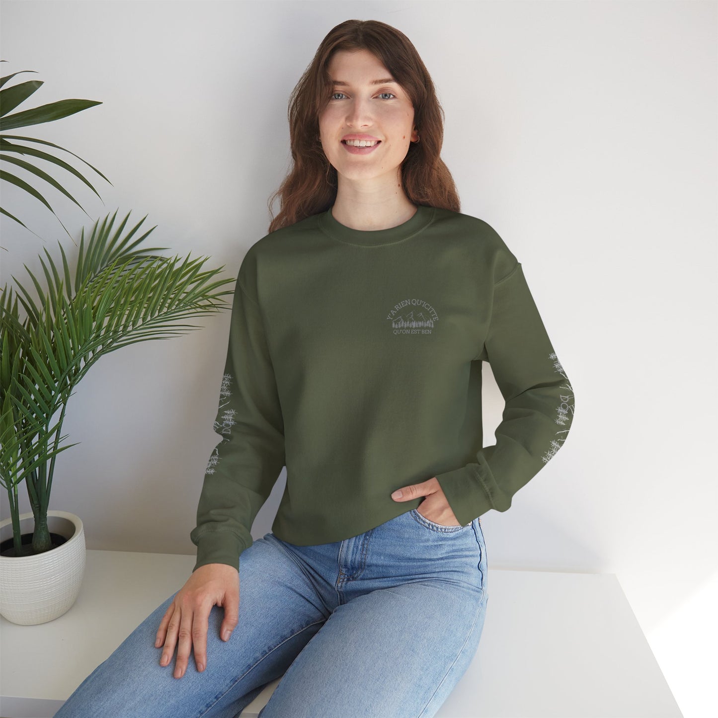 sweat-shirt unisexe à col rond ultime – Cozy Outerwear with Graphic Design