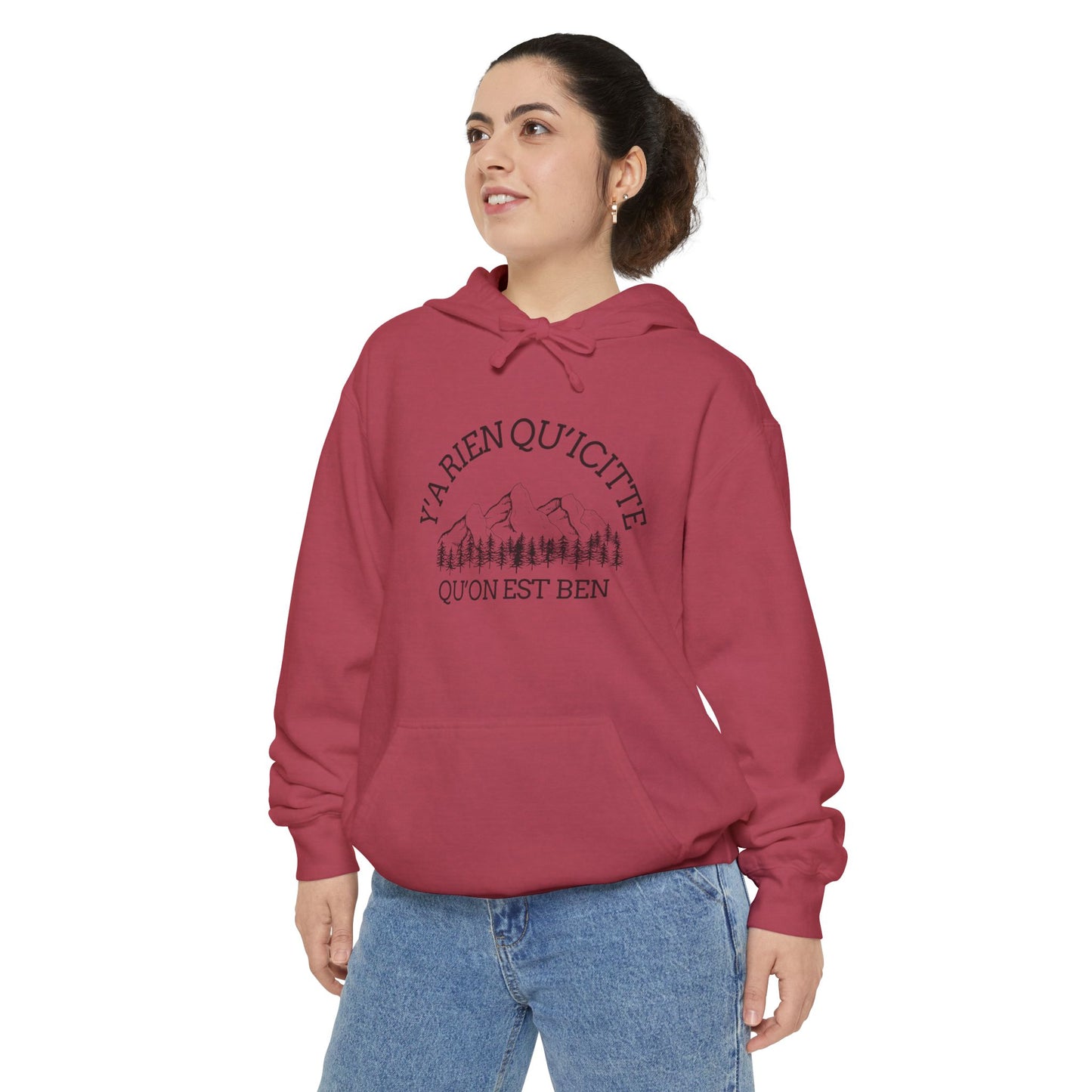 Sweats à capuche Cozy Unisex Garment-Dyed Hoodie - Nature Inspired Design - Crée_ation Nature DC