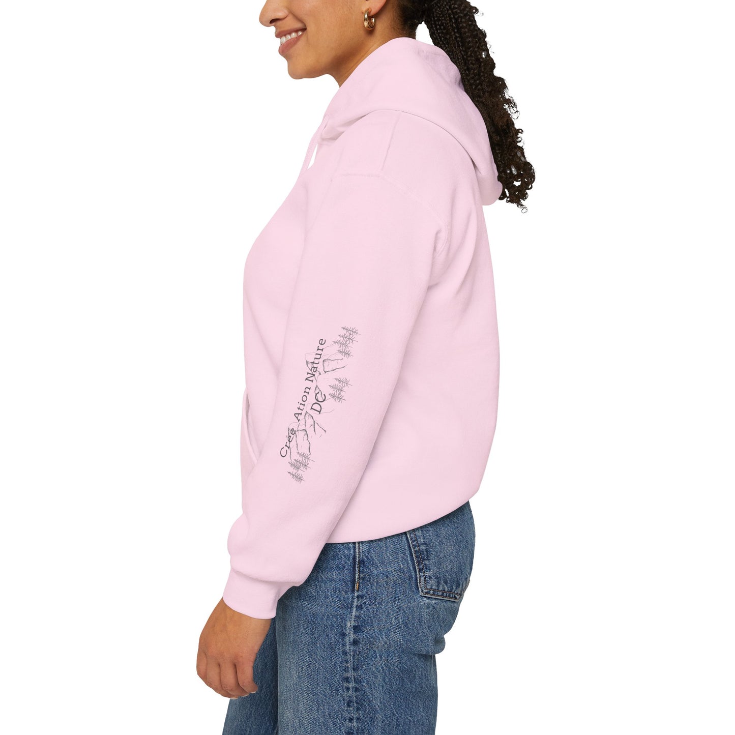 sweat-shirt à capuche unisexe - 'Y'A RIEN QU'ICITTE - Qu'On Est Ben'-Crée_ation Nature DC