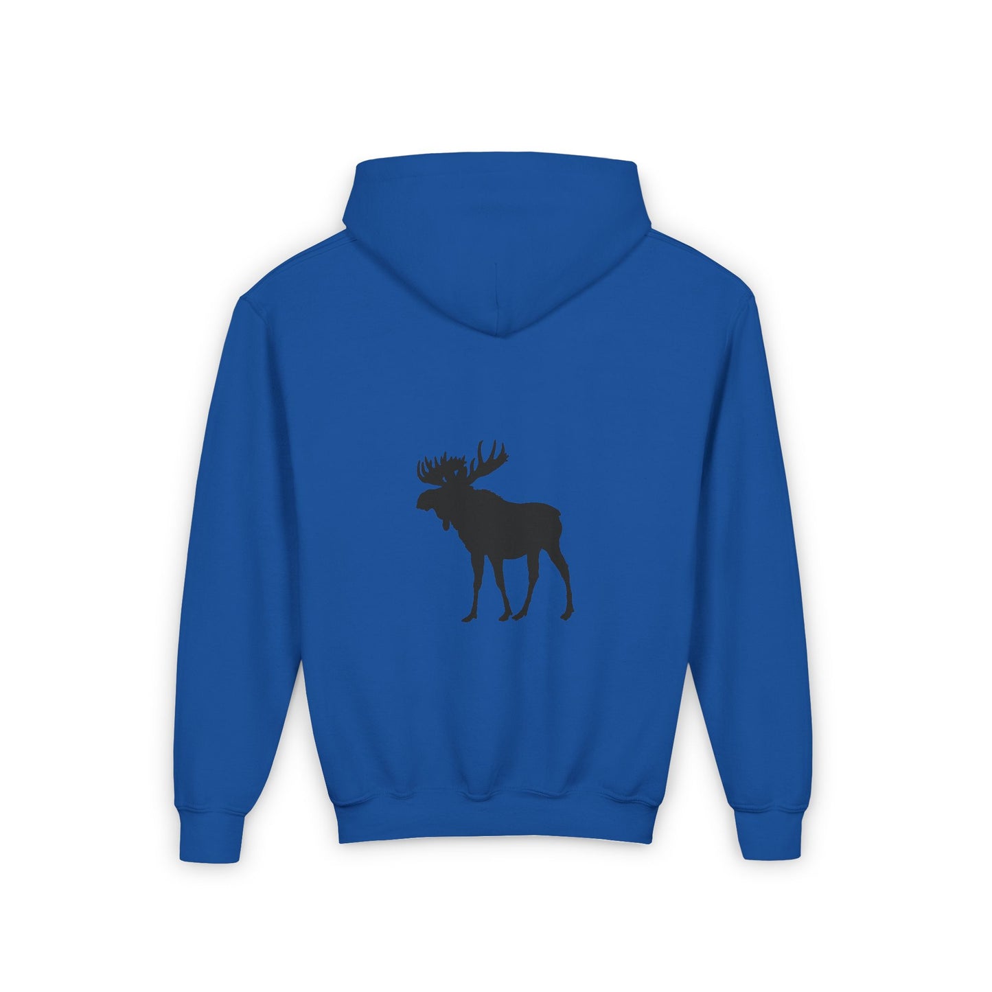 Youth Heavy Blend Hooded Sweatshirt - Nature Moose Design