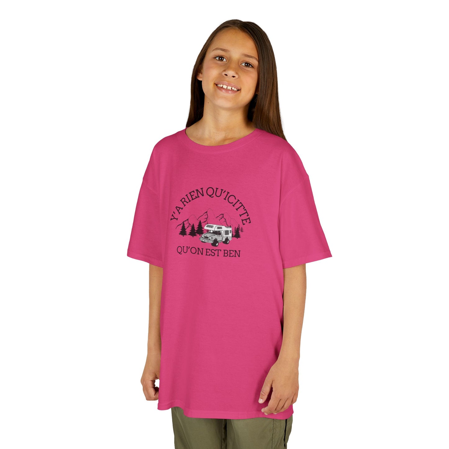 t-shirt en coton™ épais pour enfants- Adventure Awaits Kids Tee - Crée_Ation Nature DC