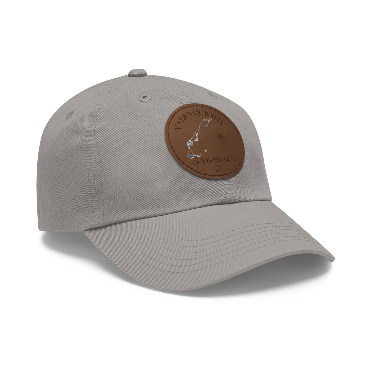 Adventure Dad Hat with Leather Patch - Perfect for Outdoor Enthusiasts - Crée_ation Nature DC
