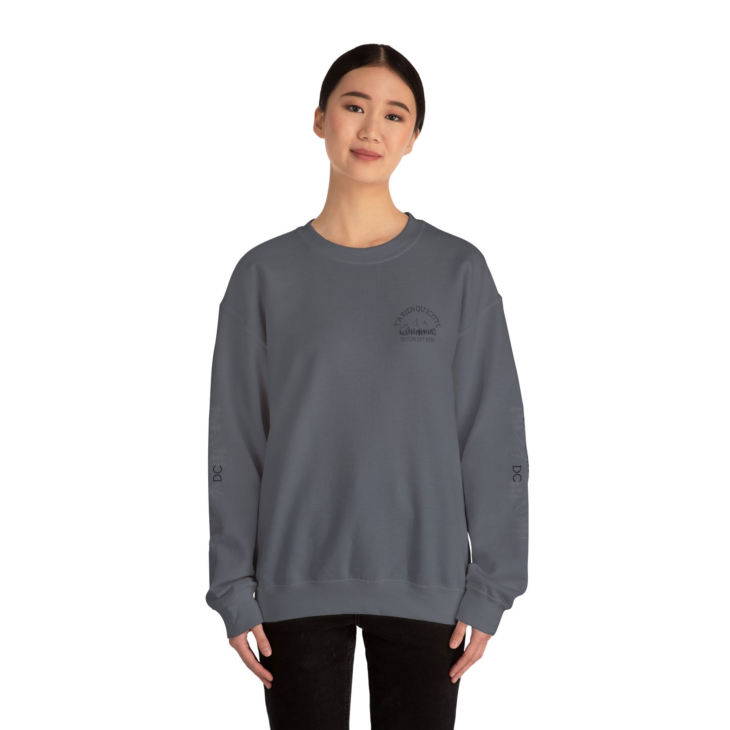 sweat-shirt à col rond confortable - Perfect for Casual Outings & Holidays Cree_Ation Nature DC