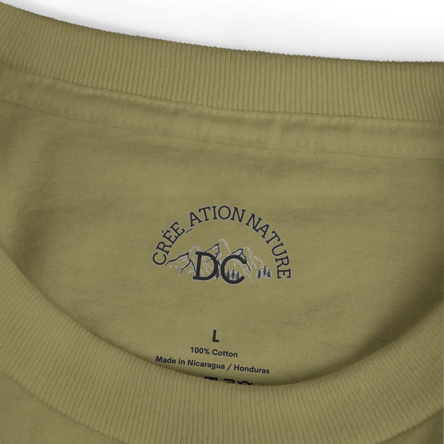 t-shirt en coton épais -Crée_Ation Nature DC