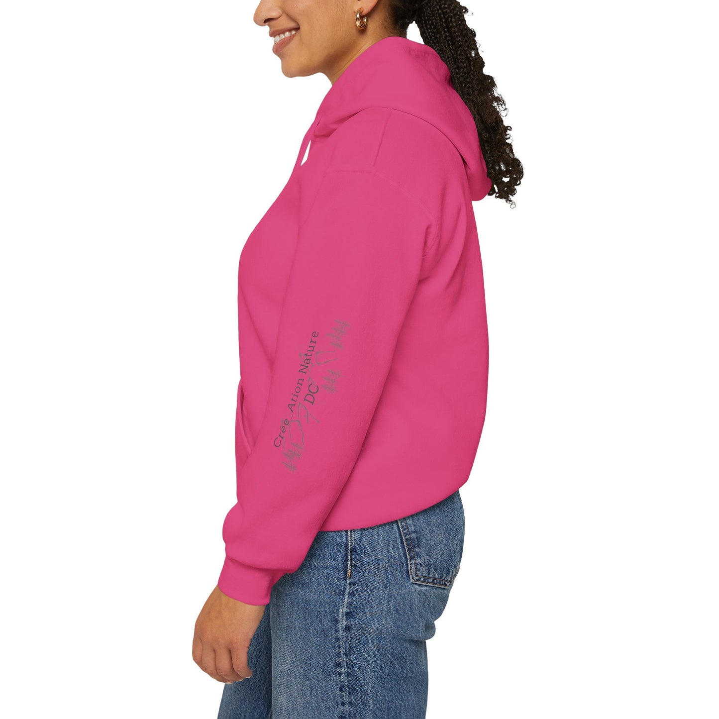 sweat-shirt à capuche unisexe - 'Y'A RIEN QU'ICITTE - Qu'On Est Ben'-Crée_ation Nature DC