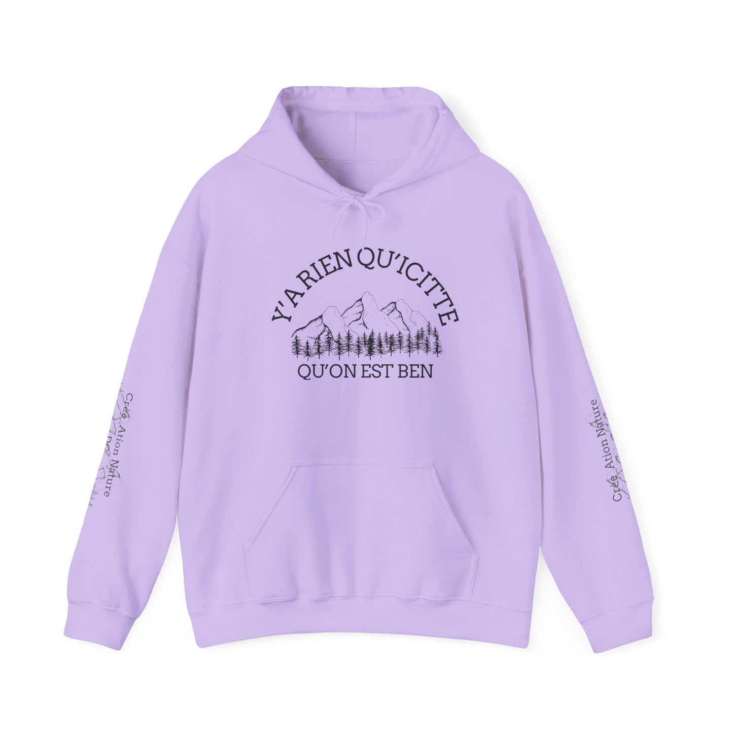 Sweats a capuche Cozy Unisex Hooded Sweatshirt with Nature-Inspired Design-Cree_ation Nature DC