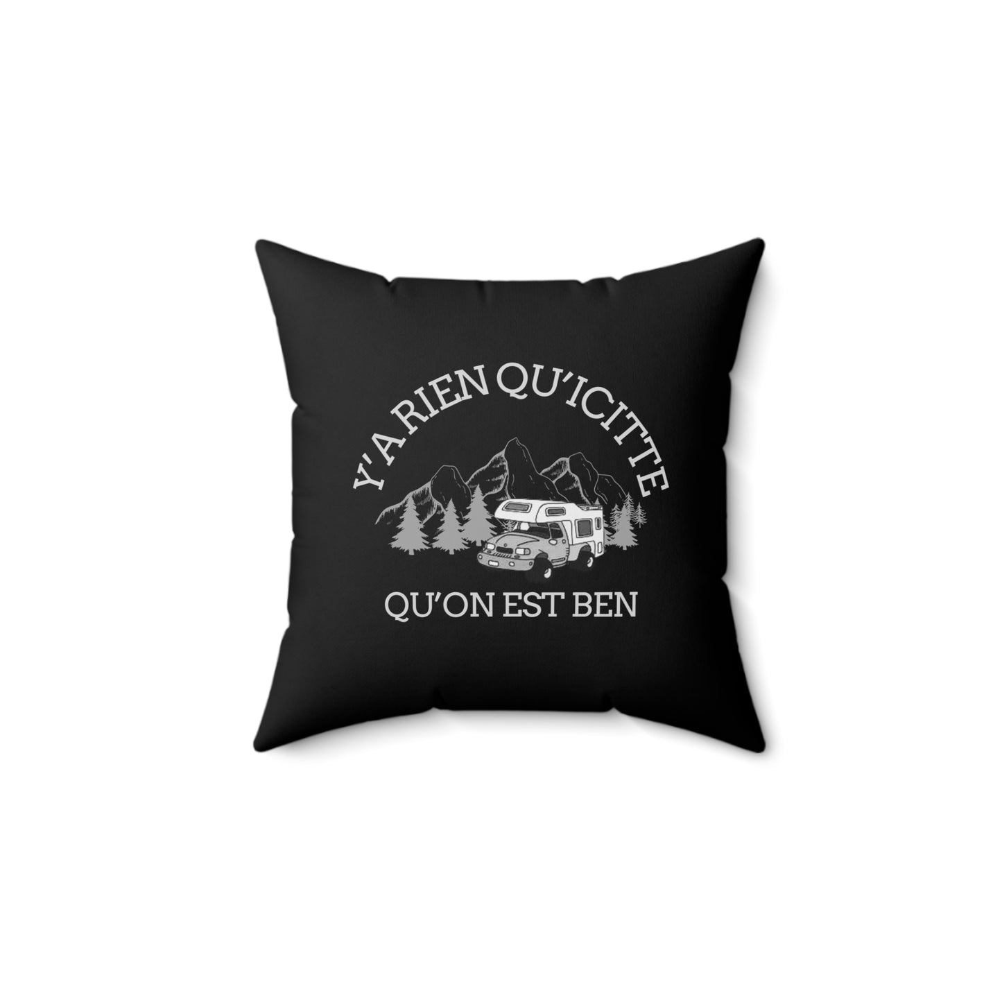 Adventure Quote Square Pillow - Cozy Home Decor for Travel Lovers - Crée_ation Nature DC