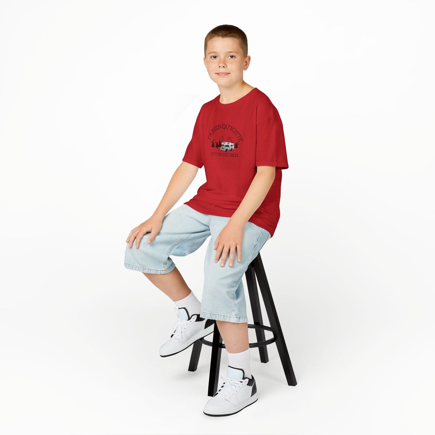 t-shirt en coton™ épais pour enfants- Adventure Awaits Kids Tee - Crée_Ation Nature DC