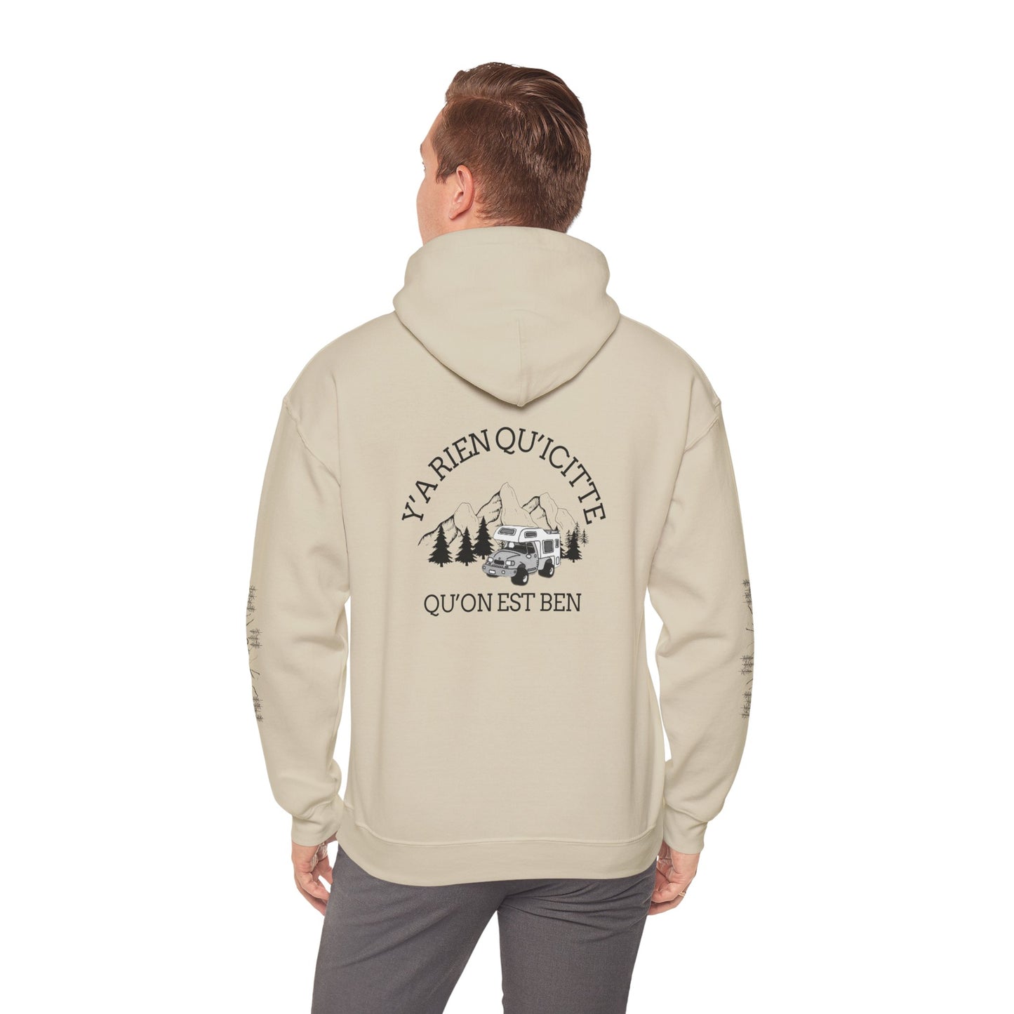 Sweats a capuche Unisex Heavy Blend™ Hooded Sweatshirt - Cozy Adventure Vibes - Perfect for Outdoor Lovers-Crée_ation Nature DC
