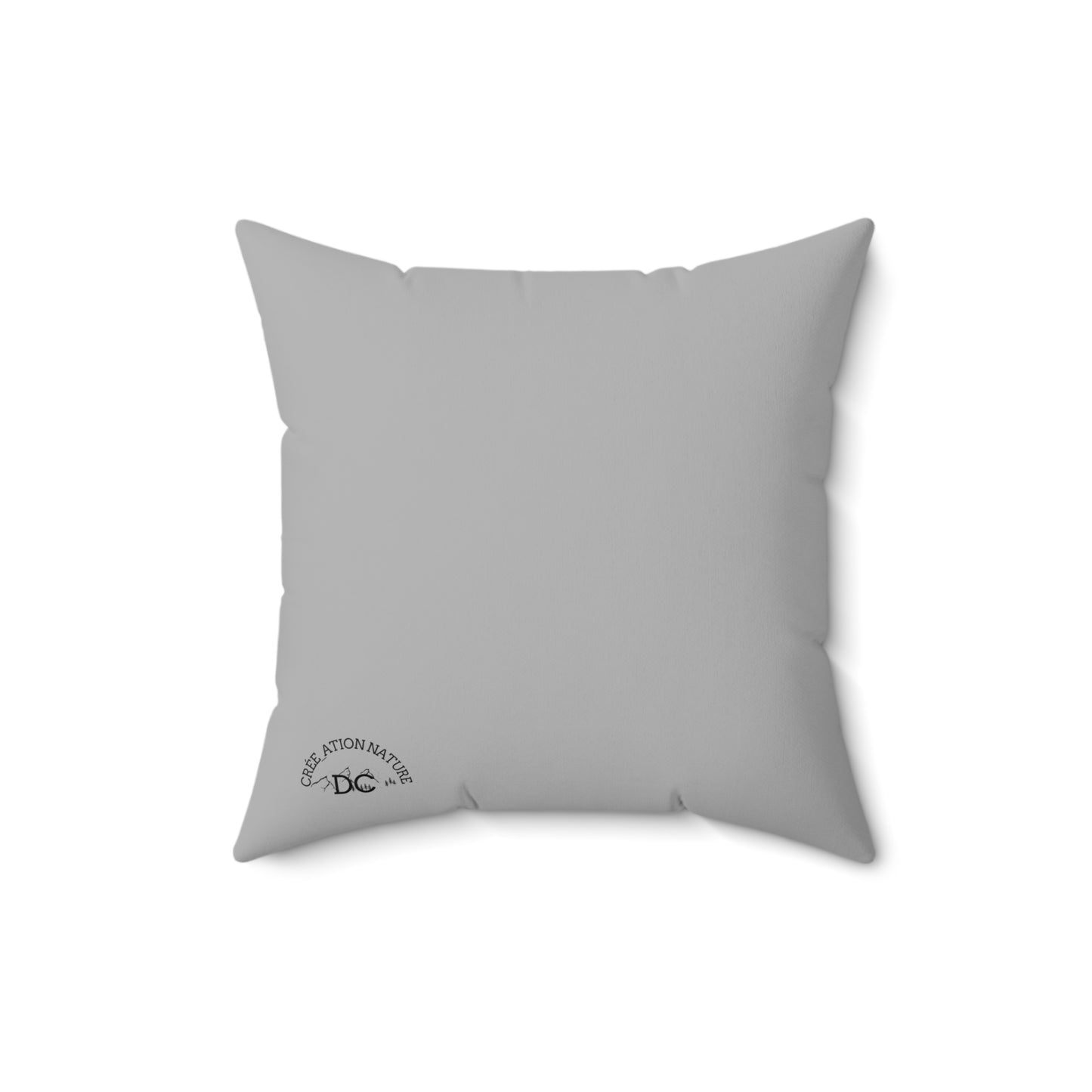 Adventure-Inspired Square Pillow with Nature Design - Crée_ation Nature DC
