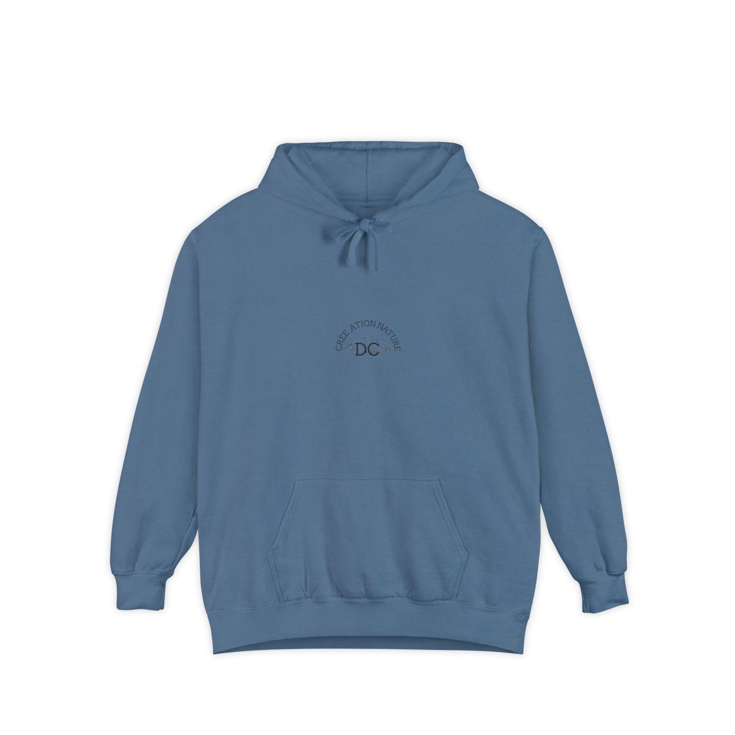Sweats a capuche Nature-Themed Unisex Garment-Dyed Hoodie with Inspirational Quotes-Crée_ation Nature DC