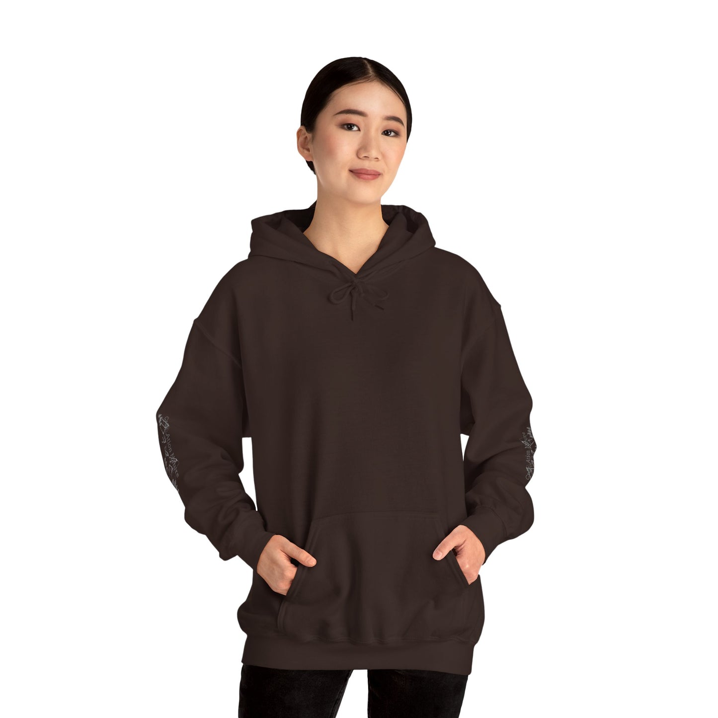 Sweats à capuche Unisex Heavy Blend™ Hooded Sweatshirt - Cozy Adventure Vibes with Motivational Quote-Crée_ation Nature DC