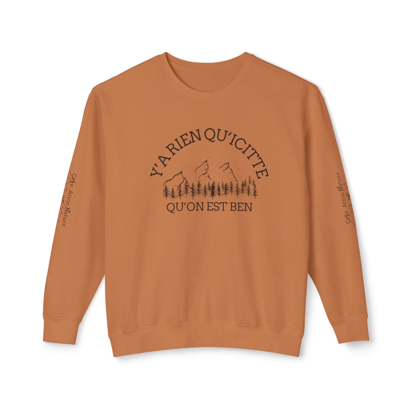 Unisex Lightweight Crewneck Sweatshirt - Crée_ation Nature DC