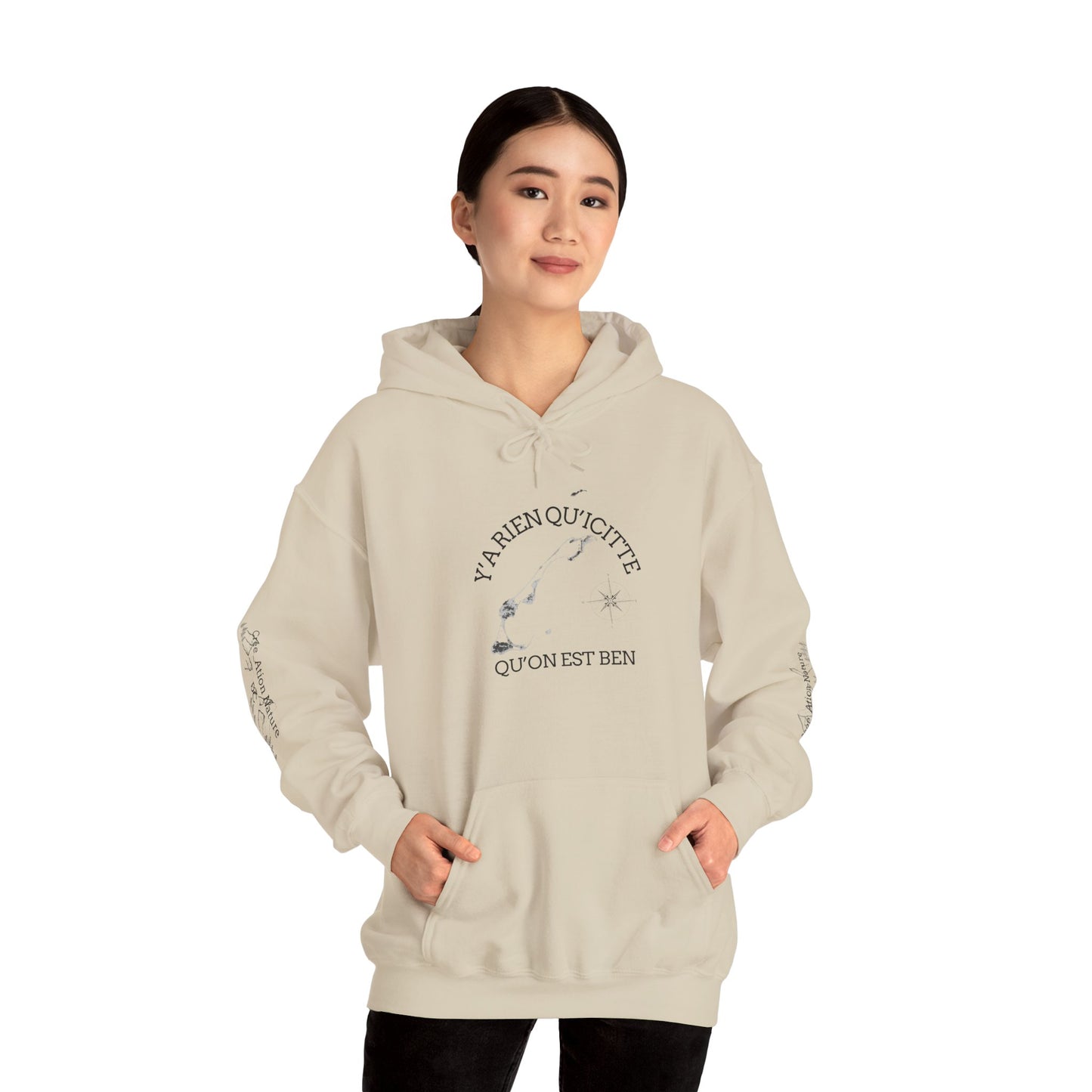 sweats a capuche -Inspirational Quote Unisex Hoodie - Cozy Heavy Blend Sweatshirt - Crée_ation Nature DC