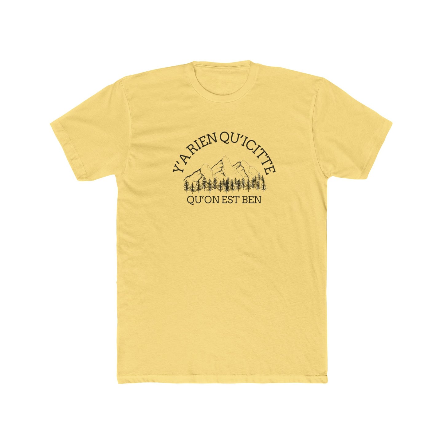 Unisex Cotton Crew Tee - Alpine Adventure Quote Tee - Crée_ation Nature DC