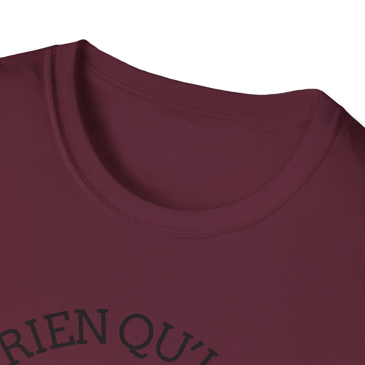 Nature-Inspired Unisex Softstyle T-Shirt - "Ya Rien Qu`Icitte" Design