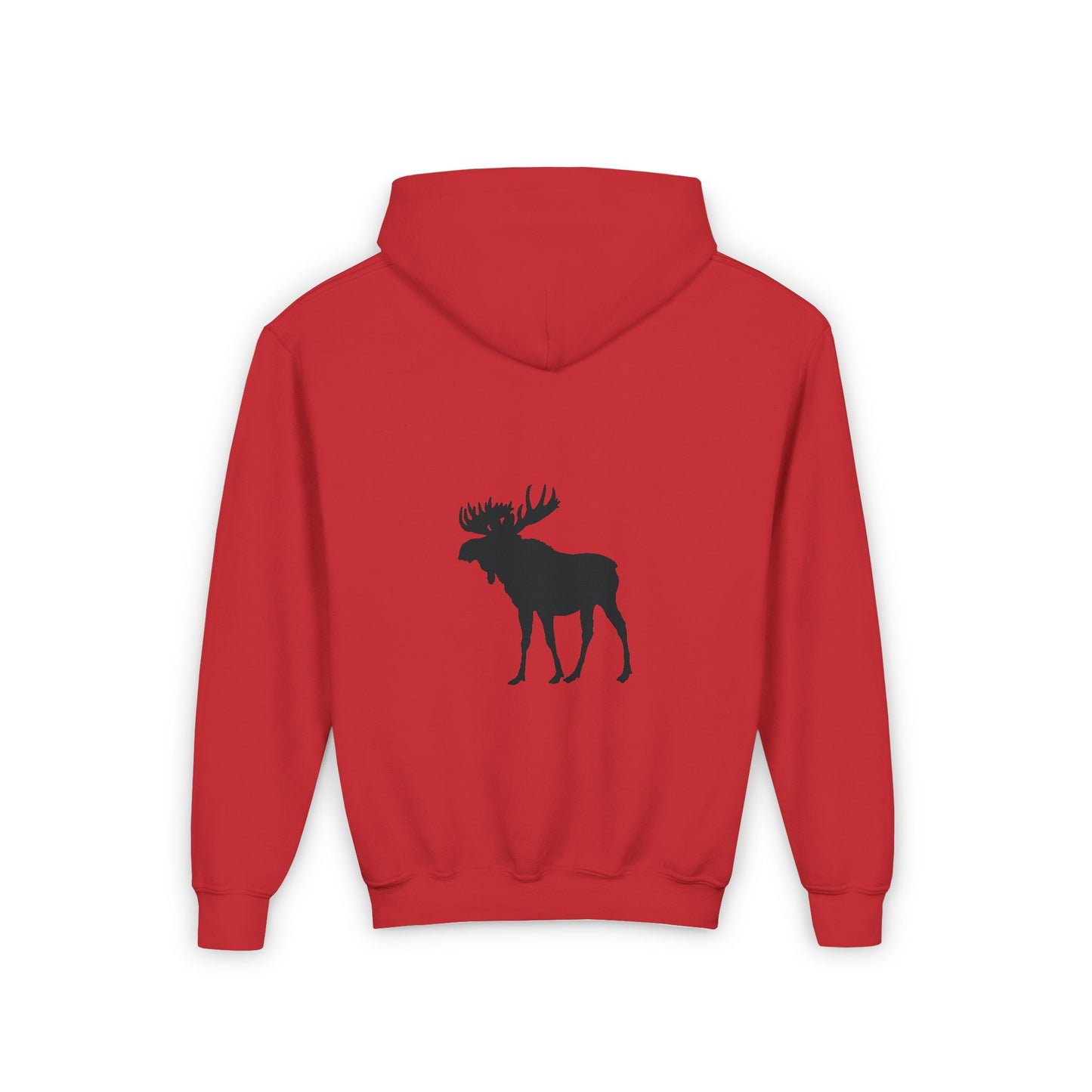 Youth Heavy Blend Hooded Sweatshirt - Nature Moose Design