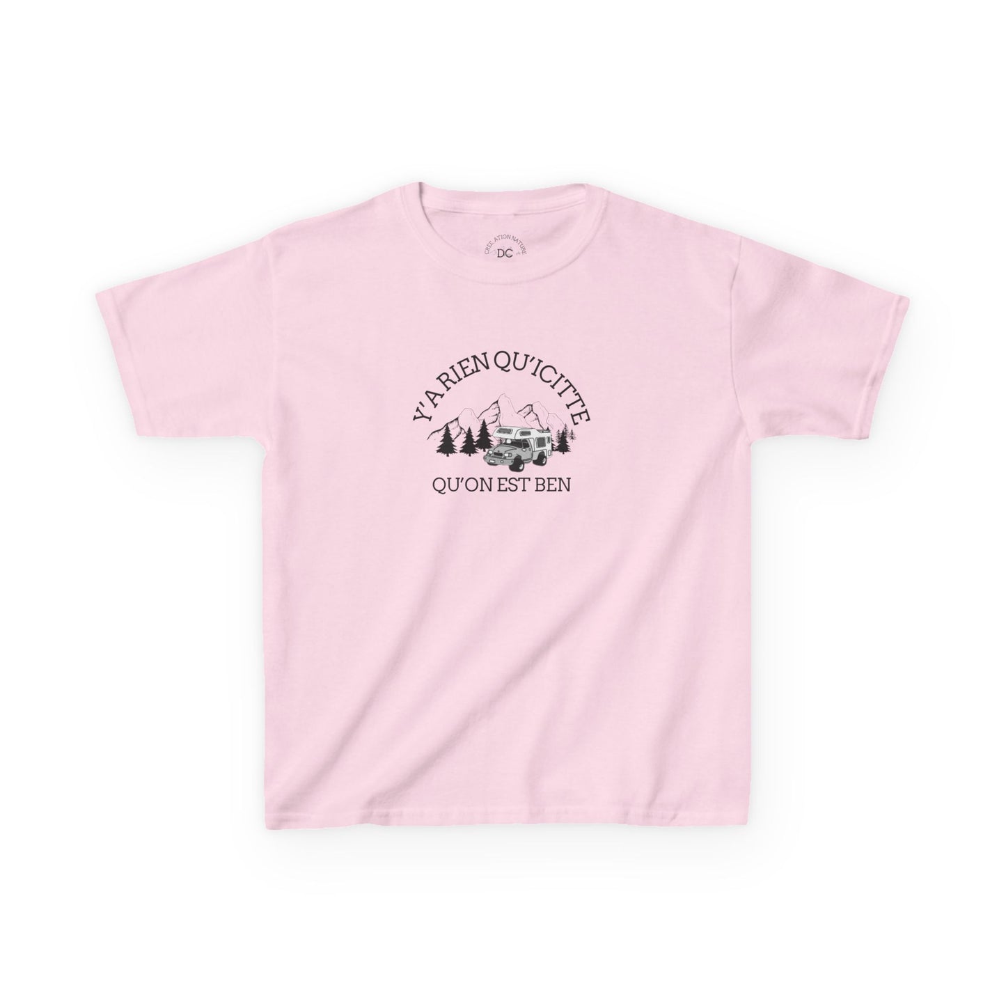 t-shirt en coton™ épais pour enfants- Adventure Awaits Kids Tee - Crée_Ation Nature DC