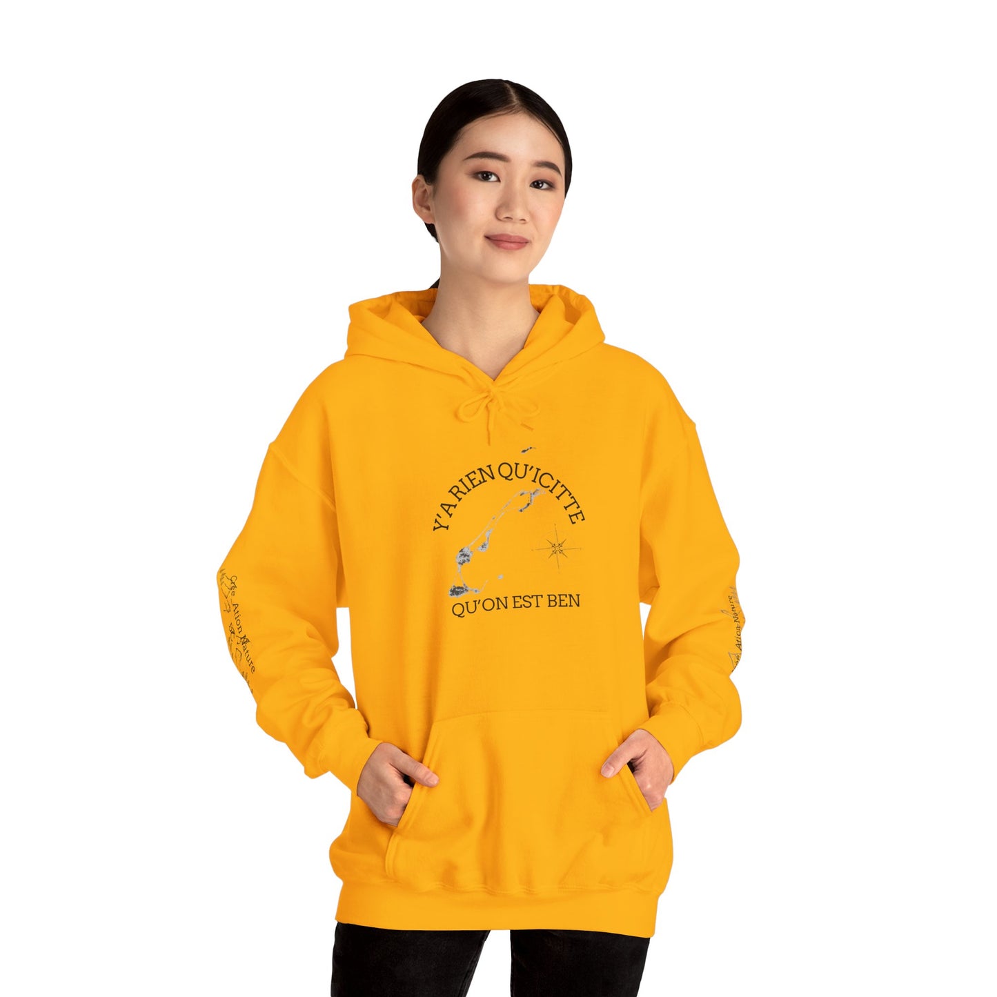 sweats a capuche -Inspirational Quote Unisex Hoodie - Cozy Heavy Blend Sweatshirt - Crée_ation Nature DC