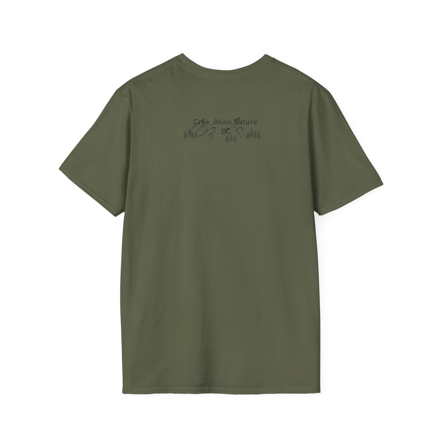 Nature-Inspired Unisex Softstyle T-Shirt - "Ya Rien Qu`Icitte" Design