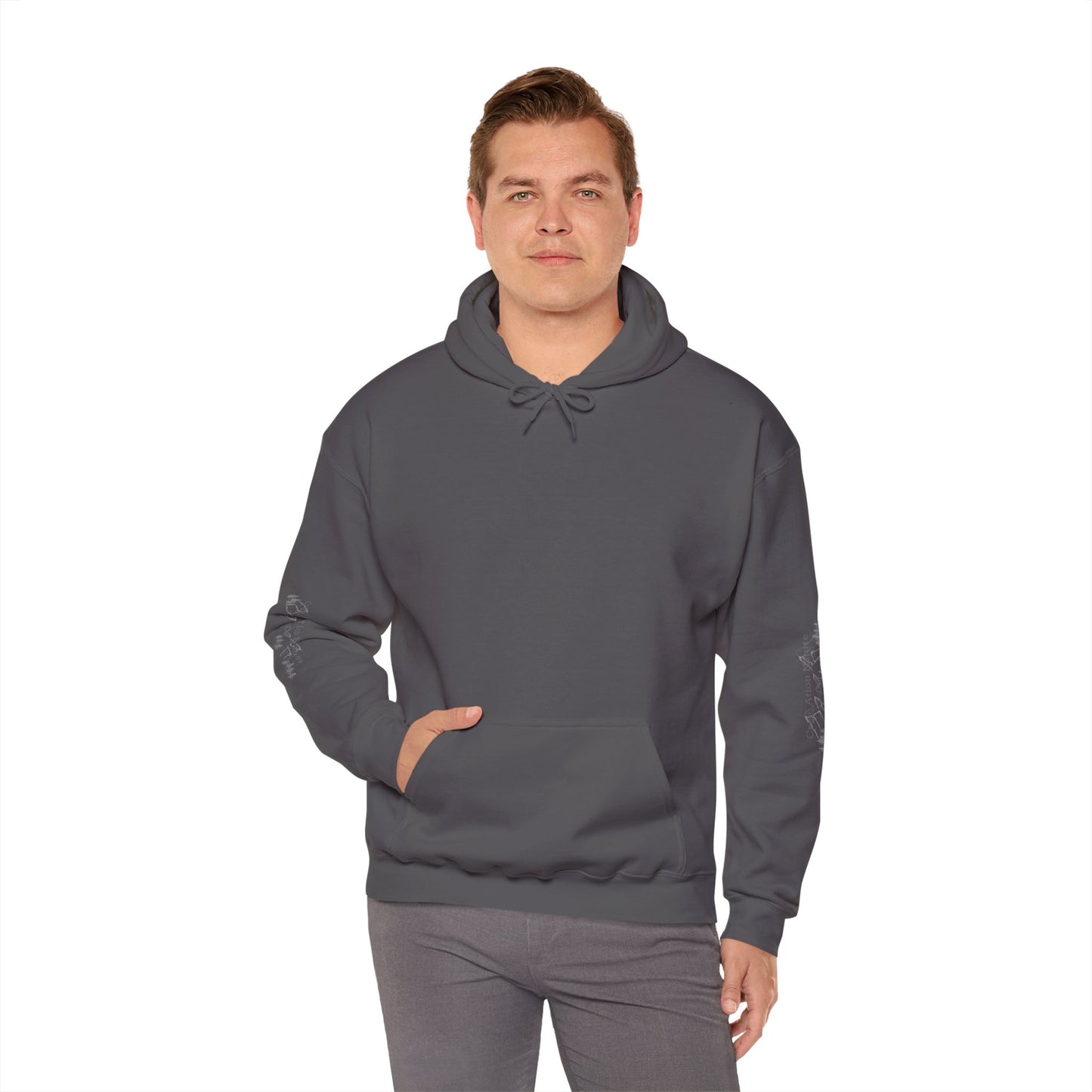 Sweats à capuche Unisex Heavy Blend™ Hooded Sweatshirt - Cozy Adventure Vibes with Motivational Quote-Crée_ation Nature DC