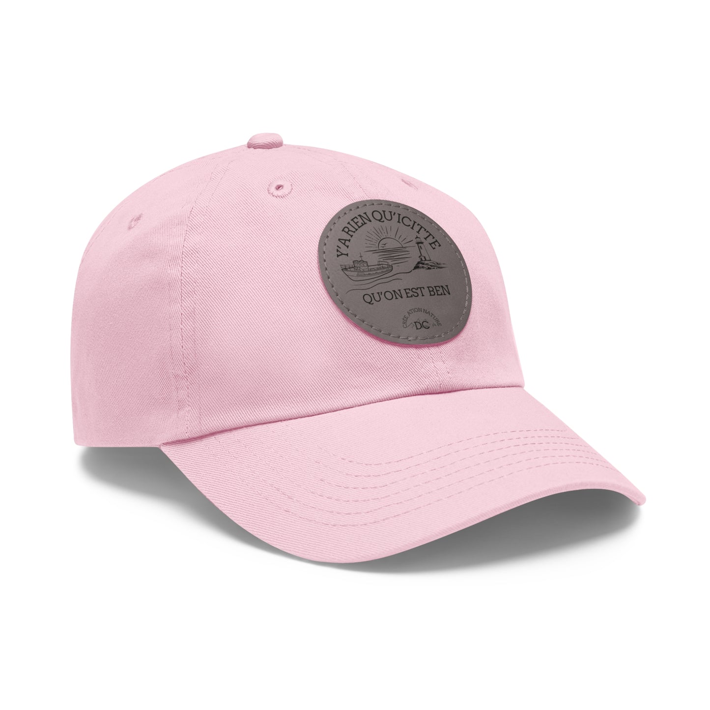 Casual Dad Hat with Leather Patch - Perfect Gift for Dads Crée_ation Nature DC