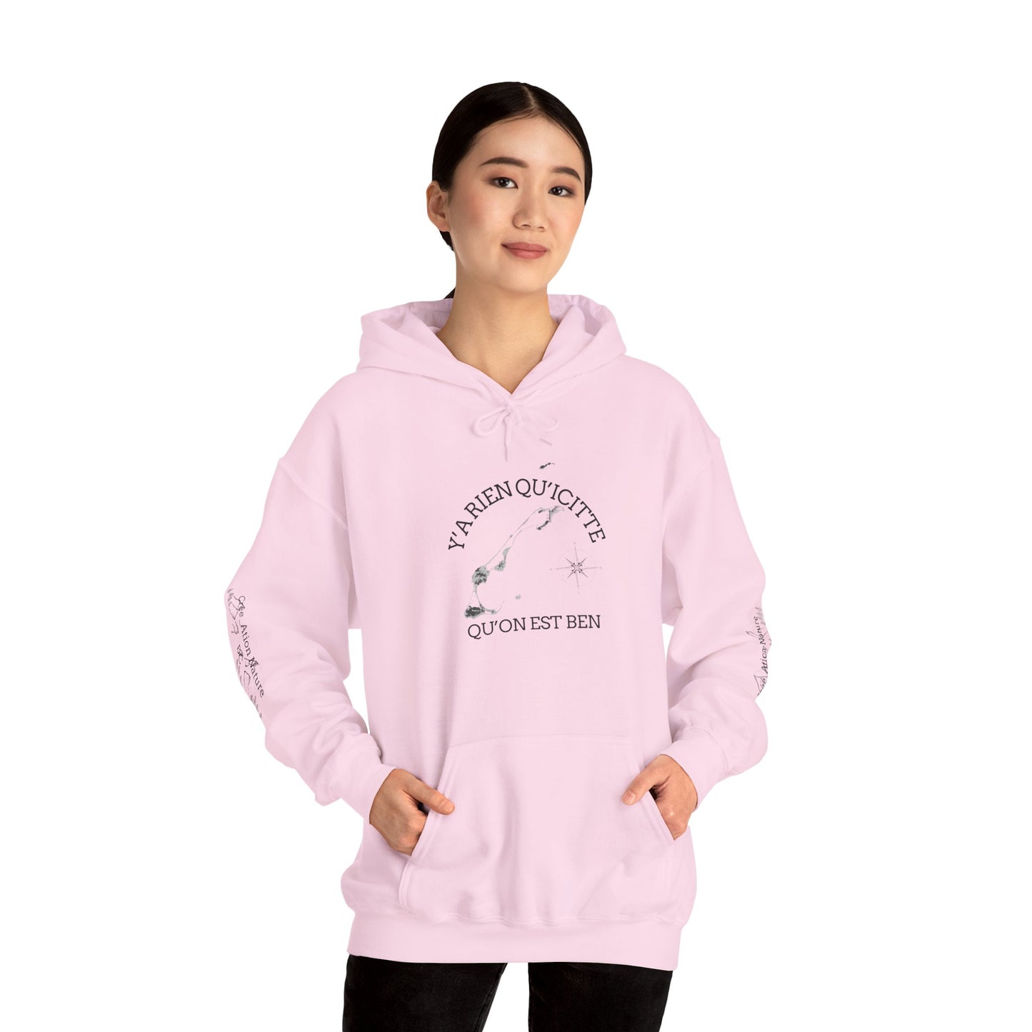 sweats a capuche -Inspirational Quote Unisex Hoodie - Cozy Heavy Blend Sweatshirt - Crée_ation Nature DC