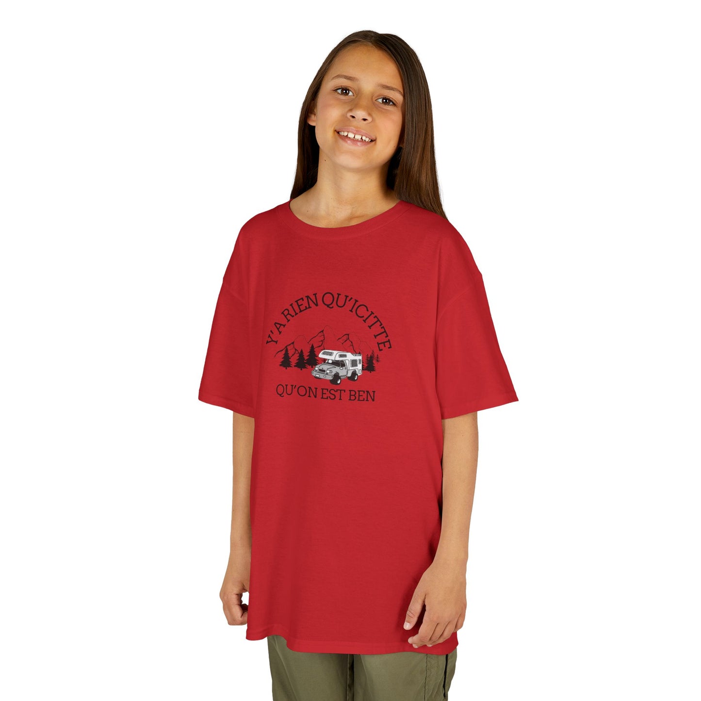 t-shirt en coton™ épais pour enfants- Adventure Awaits Kids Tee - Crée_Ation Nature DC